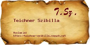 Teichner Szibilla névjegykártya